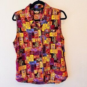 Sold Harley Davidson License Plate Tank Large Y2K